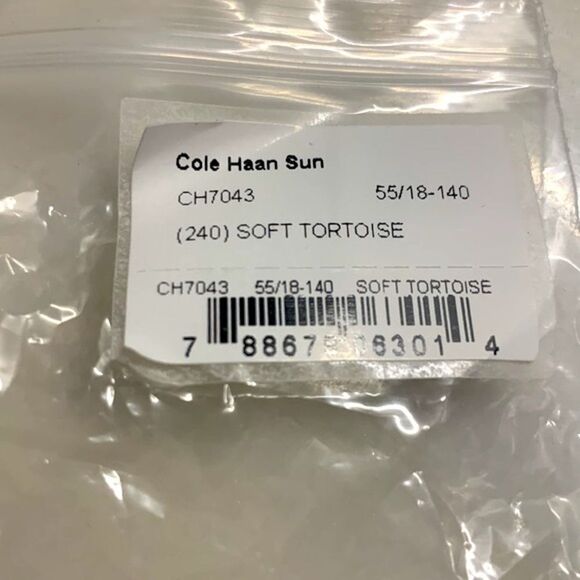 Cole Haan CH7043 Soft Tortoise Sunglasses with Case – Brown Lens, Gold Accents - Picture 11 of 11